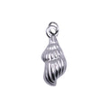 Srebrzysty charms muszla Conch Charm marki HOOKS ze stali nierdzewnej z praktycznym zapięciem do bransoletek
