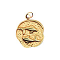 Złoty charms HOOKS ze znakiem zodiaku Ryby, wykonany ze stali nierdzewnej z praktycznym zapięciem typu hook.