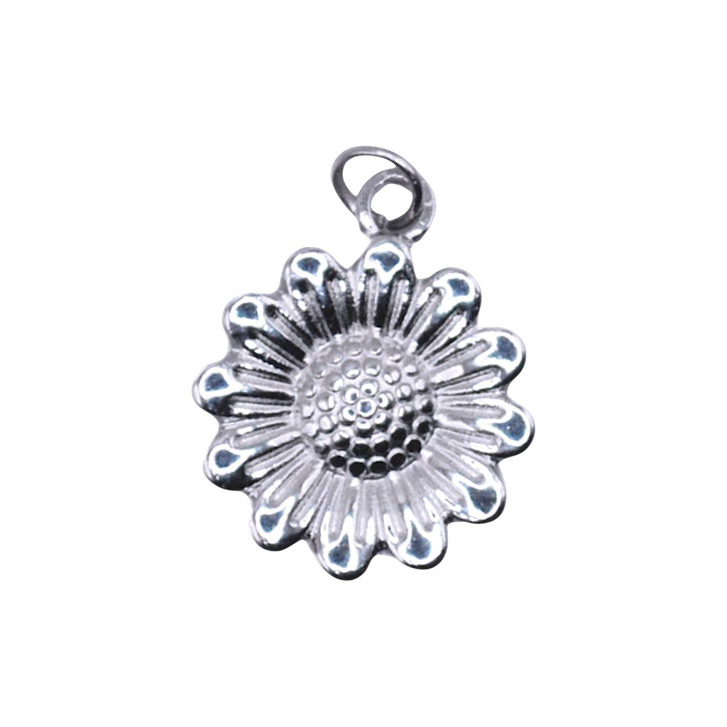 srebrny-1 charms Sunflower marki HOOKS ze stali nierdzewnej z praktycznym zapięciem do bransoletek i naszyjników.