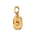 Rose Medalion Charm