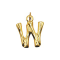 Letter W Charm