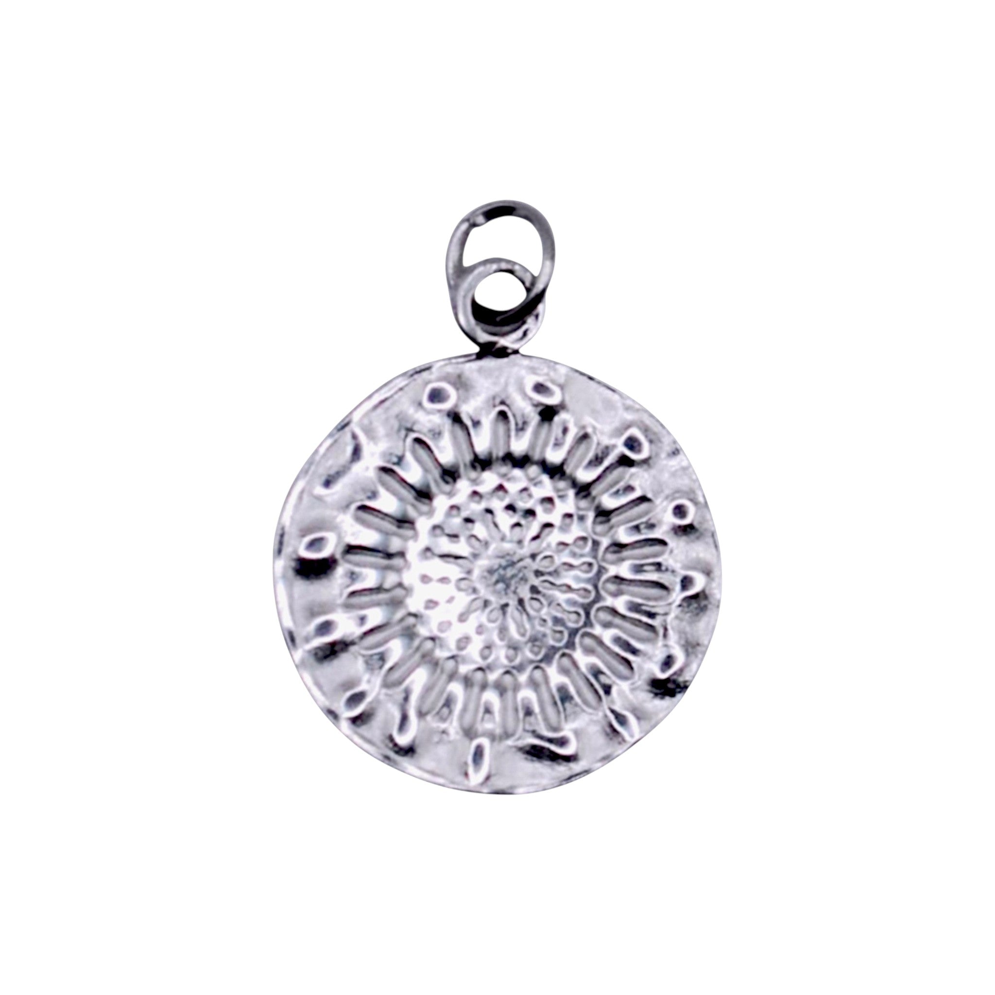 Round Sunflower Charm