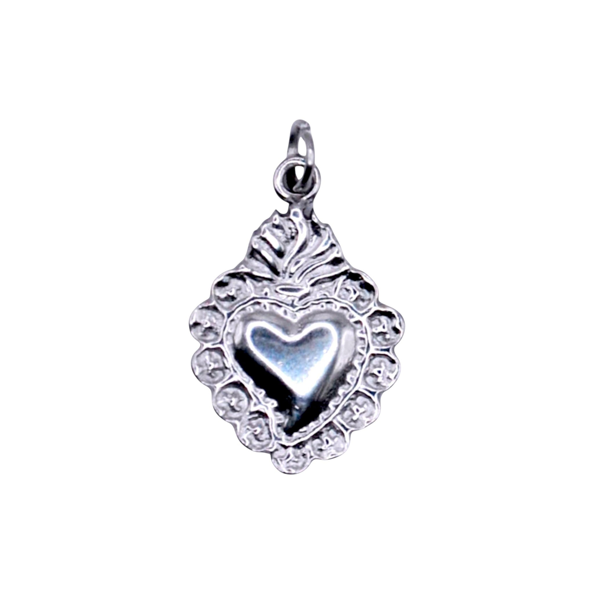 Retro Heart Charm